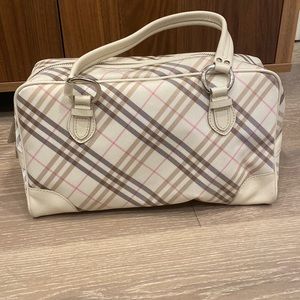 Authentic Burberry Top Handle Bag Boston Mini Vintage 